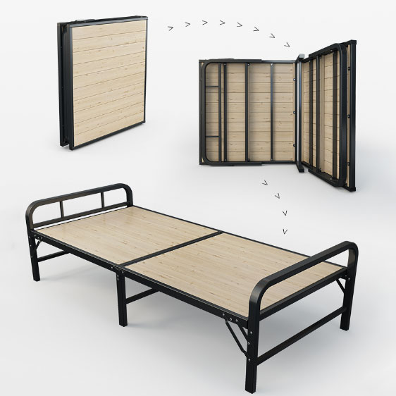 Wholesale Cheap Price Foldable Wooned Bed