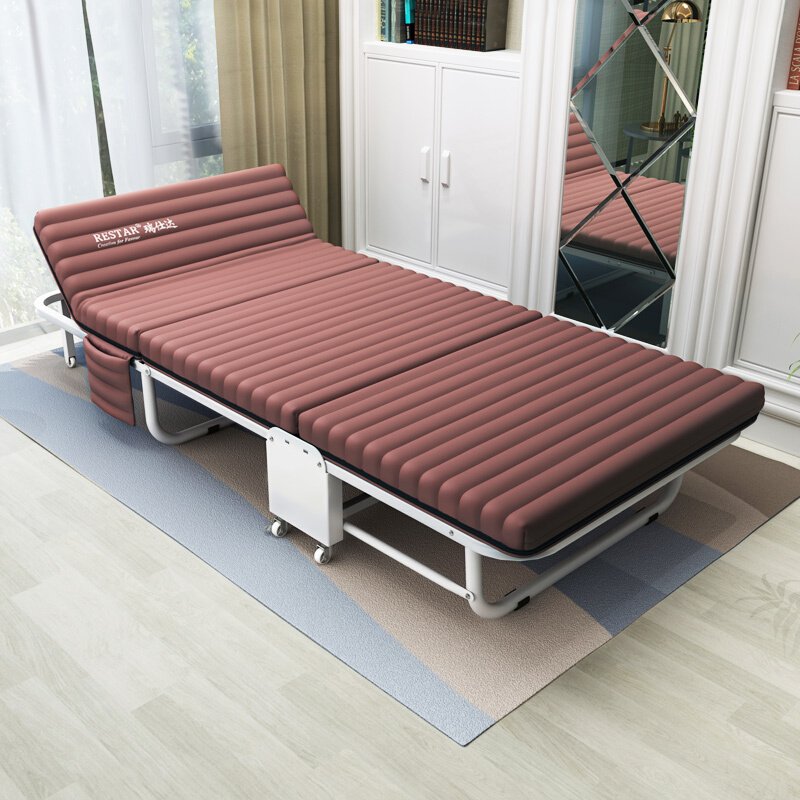 Guest Portable Rollaway Metal Frame Room Folding Bed Single