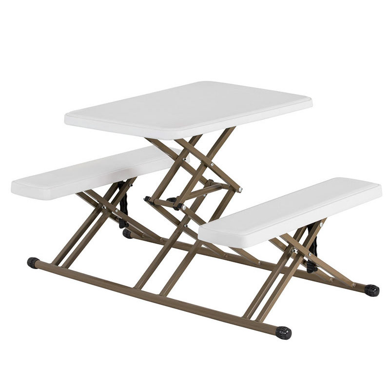 Modern design white dining tables for children picnic outdoor folding table