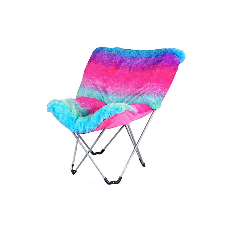 Foldable Colorful Moon Round Lounge Chair