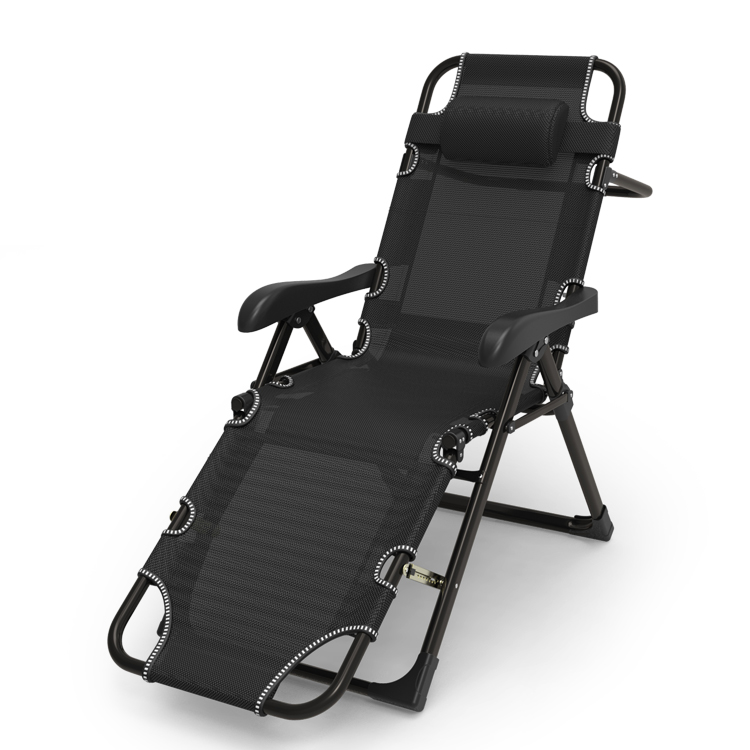 Teslin Fabric Folding Chair With 7 Gear Adjust Camping Chair Leisure Ways Outdoor Chair