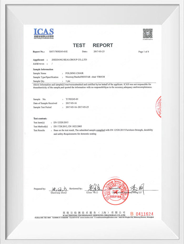 ICAS Test Report